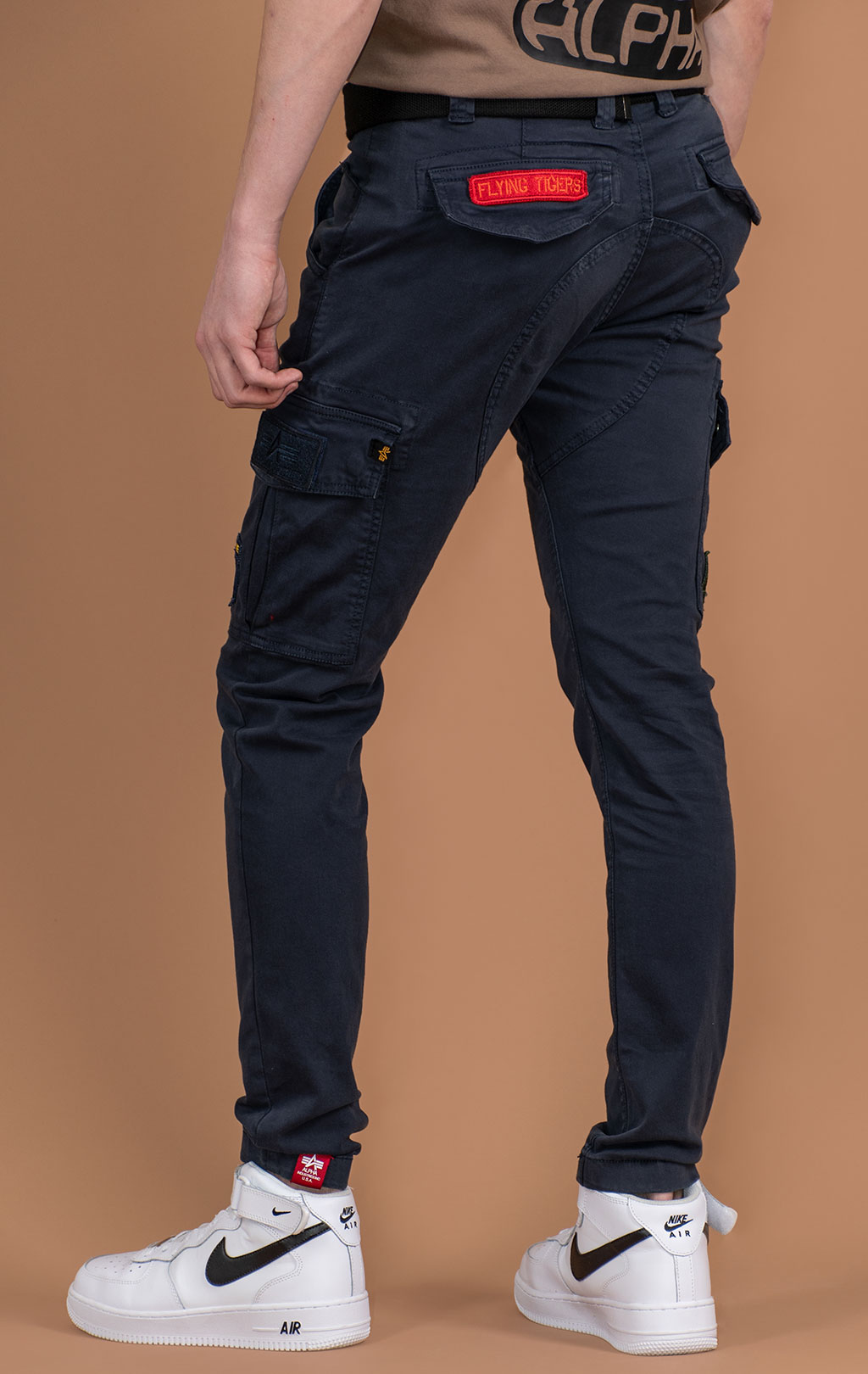 Брюки-карго ALPHA INDUSTRIES PETROL PATCH ultra navy 