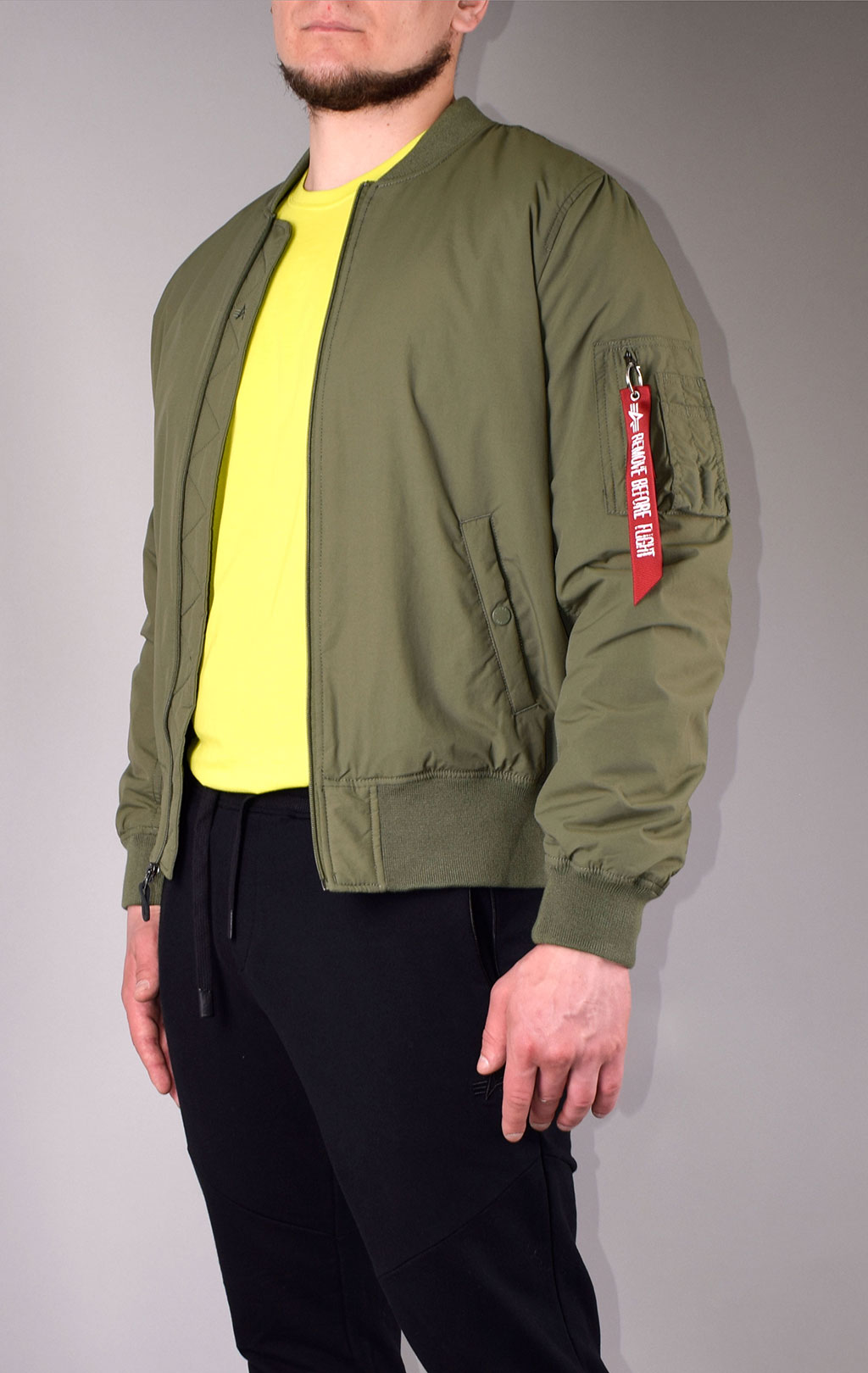 Куртка-бомбер ALPHA INDUSTRIES MA-1 PRIMALOFT sage 