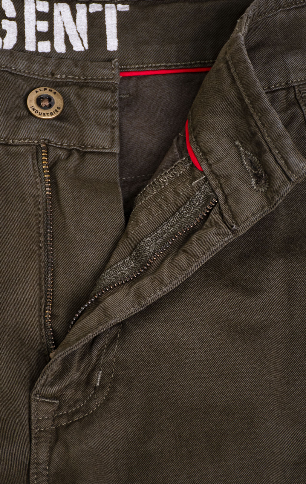 Брюки-карго ALPHA INDUSTRIES AGENT black olive 