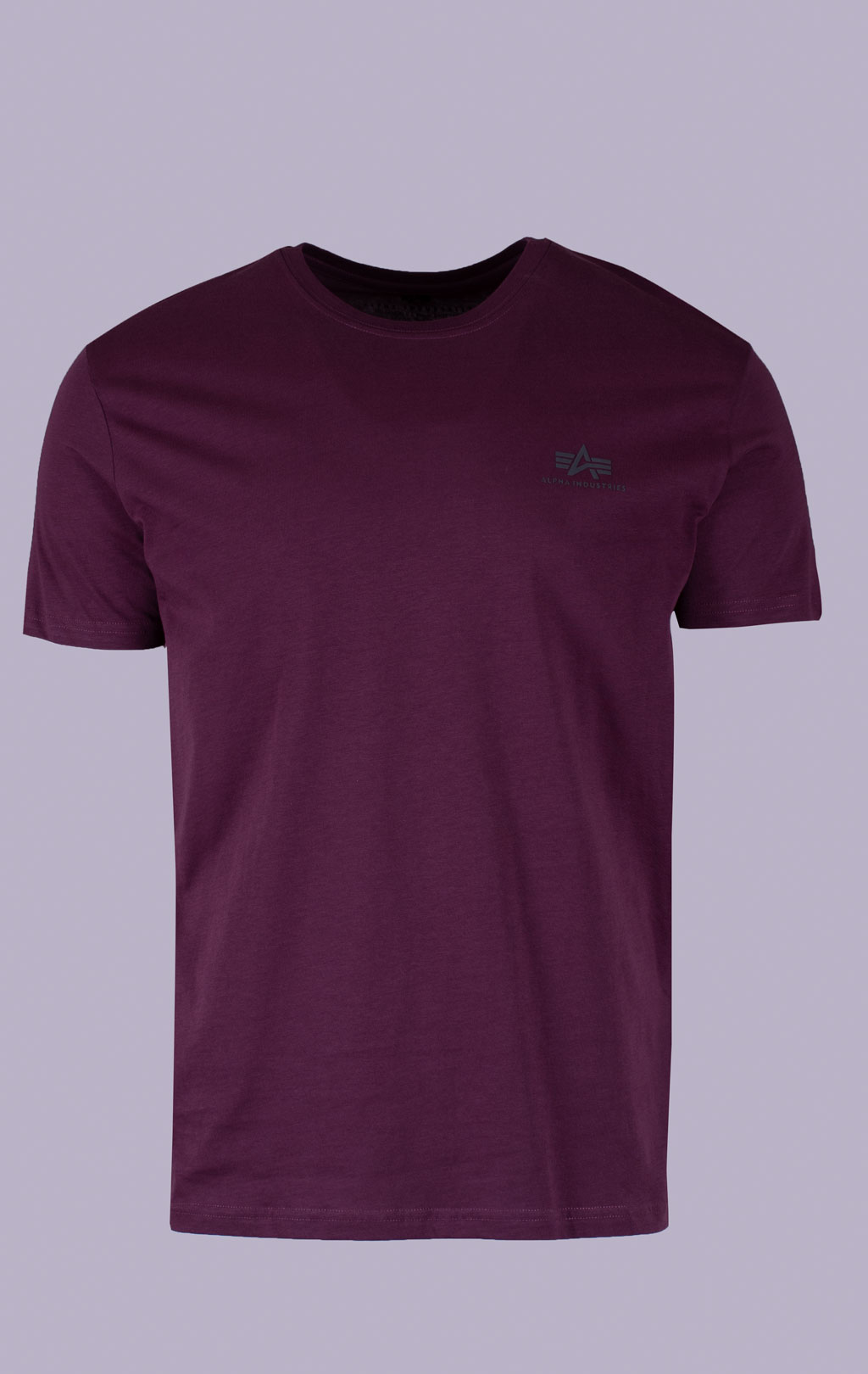 Футболка ALPHA INDUSTRIES BACKPRINT T dark cherry 