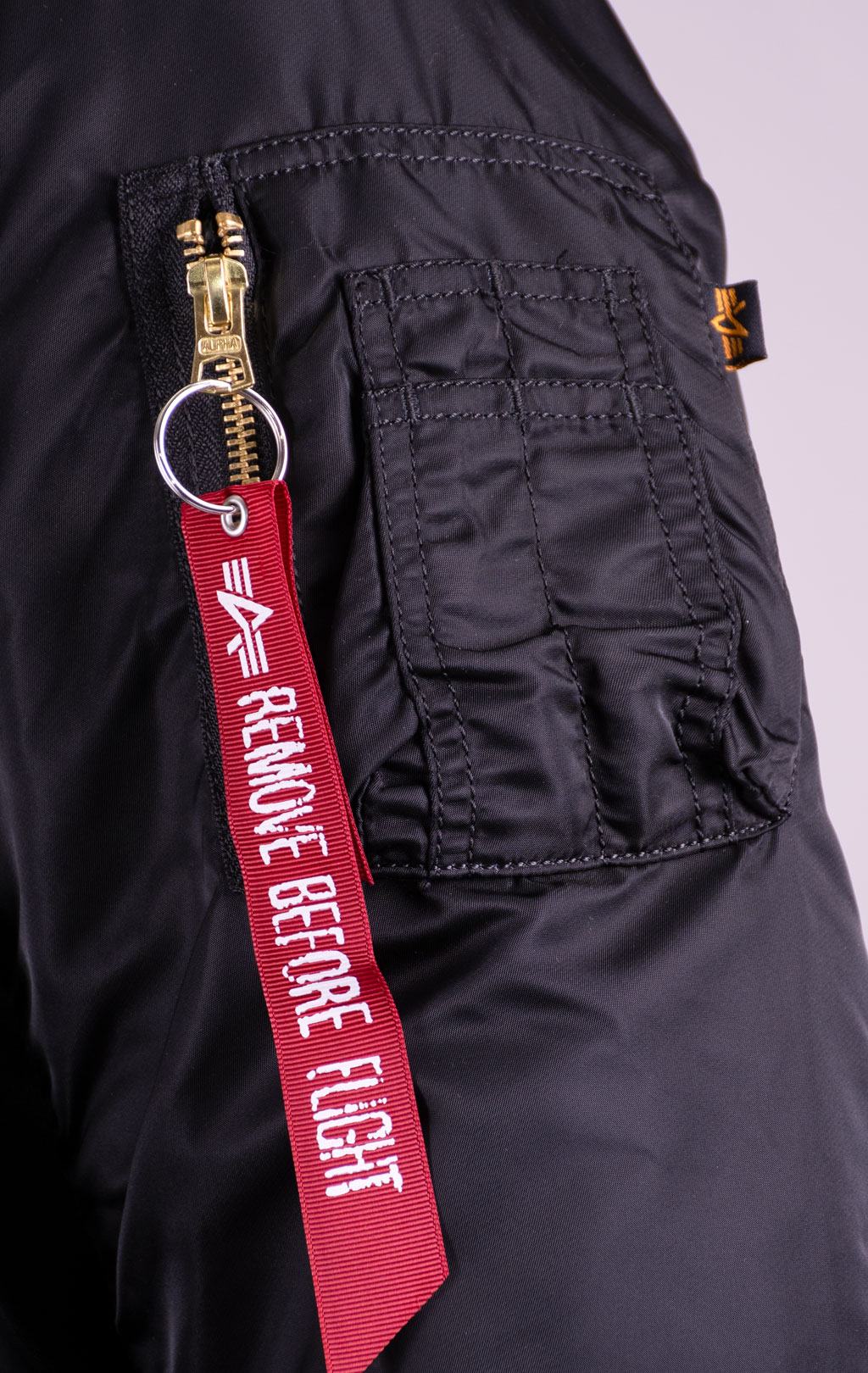 Бомбер ALPHA INDUSTRIES MA-1 big size black 