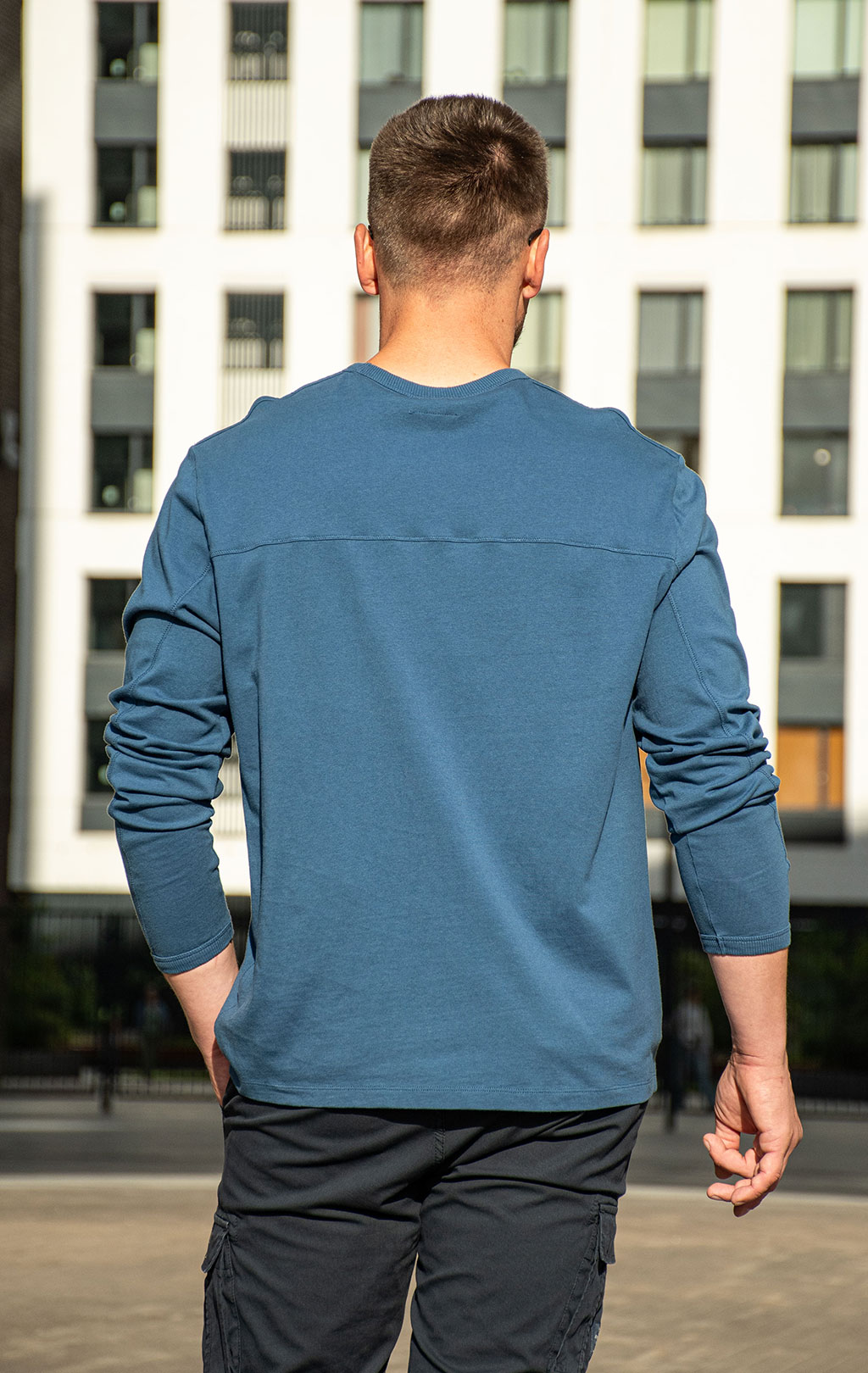 Лонгслив PARAJUMPERS CASPIAN TEE SS 26 true blue 