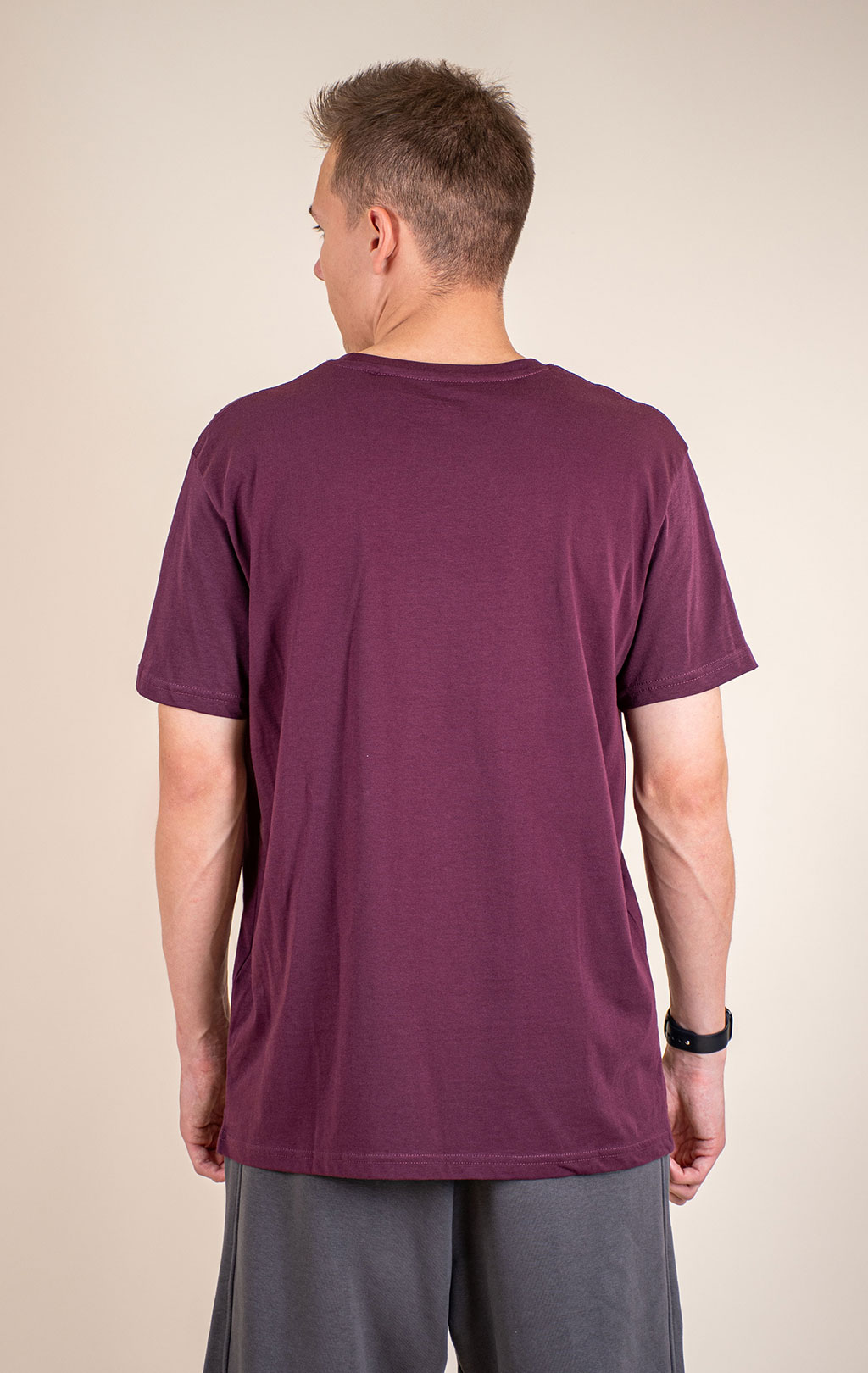 Футболка ALPHA INDUSTRIES ALPHA LABEL T dark cherry 