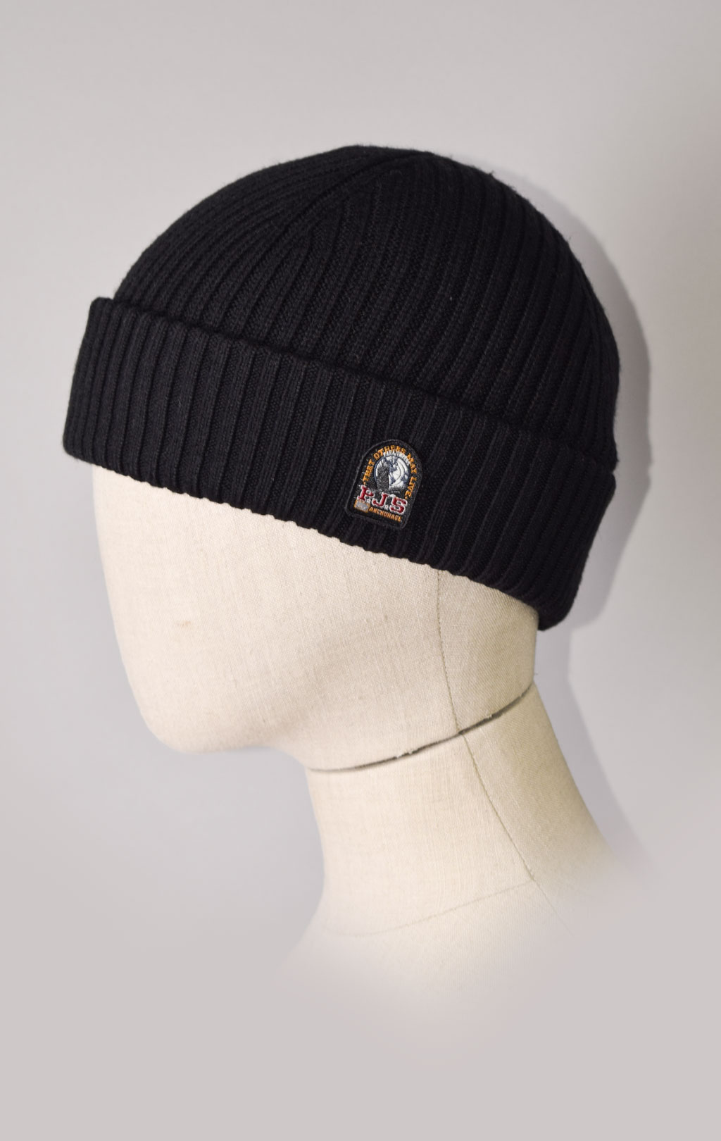 Шапка вязаная PARAJUMPERS RIB HAT FW 25/26 black 