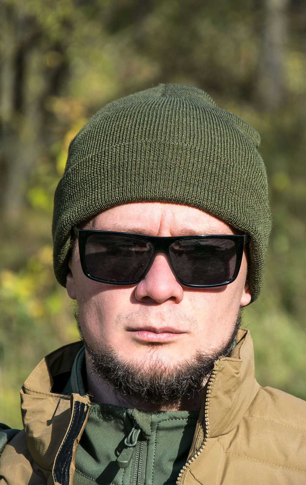 Шапка вязаная MFH шерсть olive 