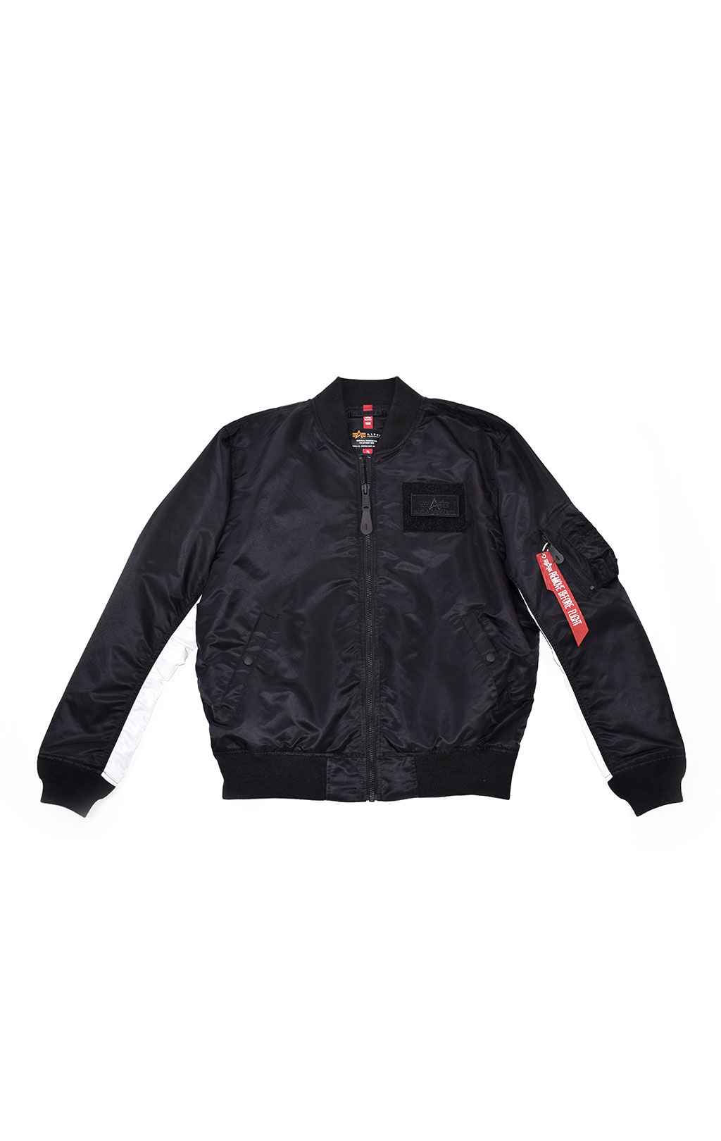 Ветровка-бомбер ALPHA INDUSTRIES MA-1 TT CUSTOM black 