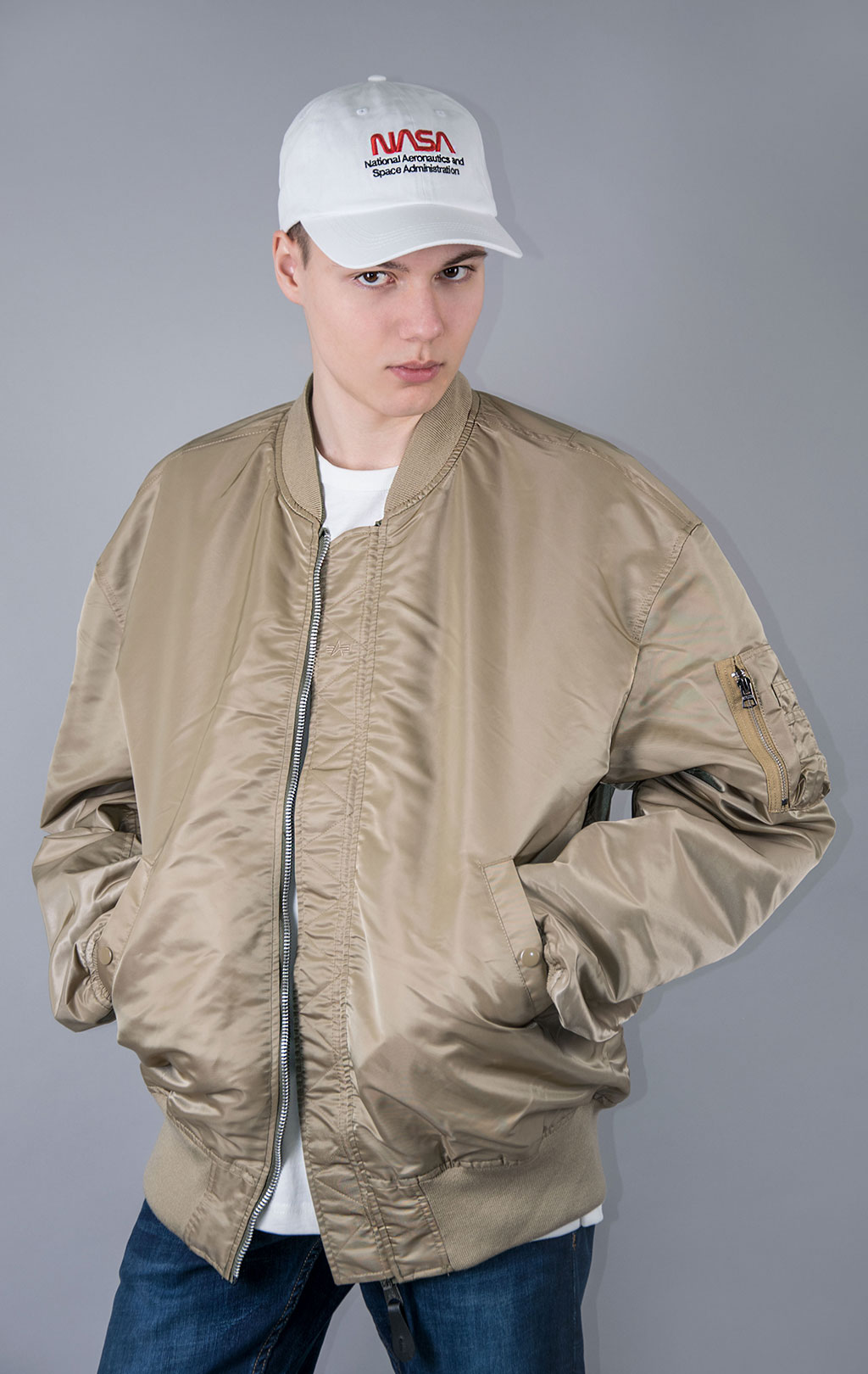 Бомбер-ветровка ALPHA INDUSTRIES L-2B GEN-II FLIGHT JACKET SS 23 m OG-107 green 