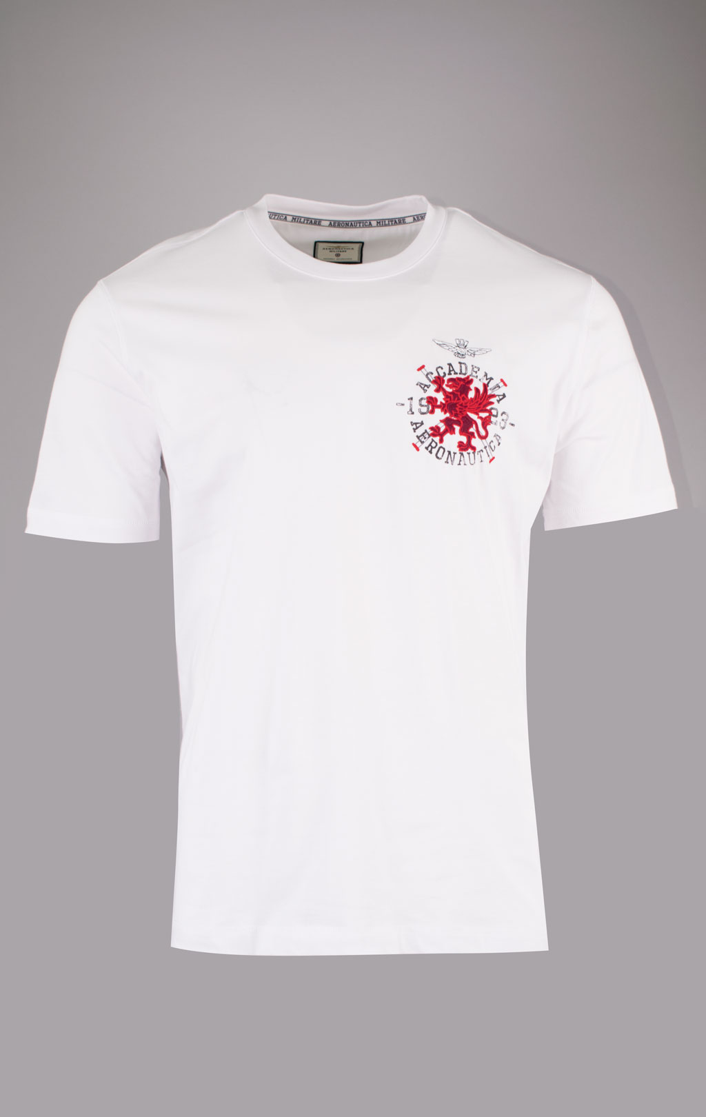 Футболка AERONAUTICA MILITARE CORSO GRIFO SS 24/TR milk white (TS 2201) 