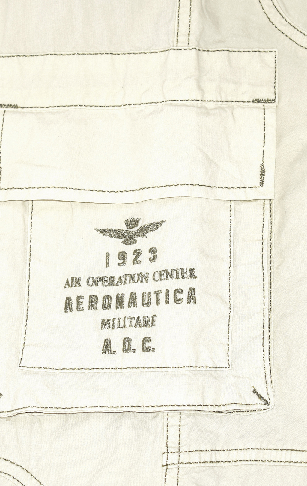 Брюки-карго AERONAUTICA MILITARE SS 21/AL gesso (PA 1432) 