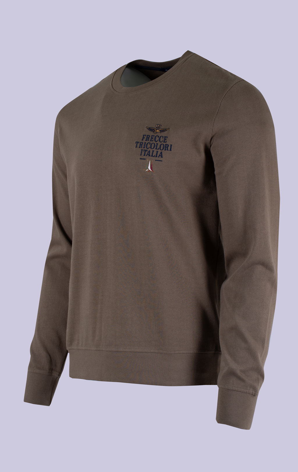 Лонгслив AERONAUTICA MILITARE FW 26/27/BD caffelatte (TS 2574) 