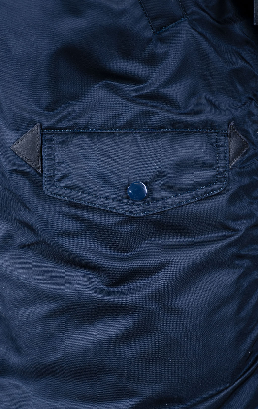 Аляска ALPHA INDUSTRIES SLIM FIT GEN-I big size N-3B rep. blue/orange 