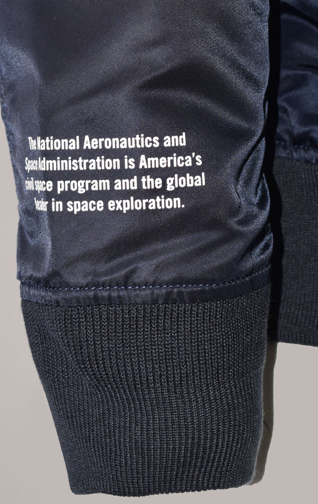 Бомбер-ветровка ALPHA INDUSTRIES L-2B NASA GEN-II FLIGHT JACKET SS 23 m replica blue 