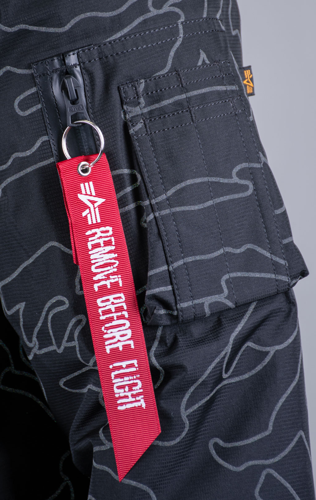 Аляска ALPHA INDUSTRIES N-3B PRIMALOFT PARKA reflective black camo 