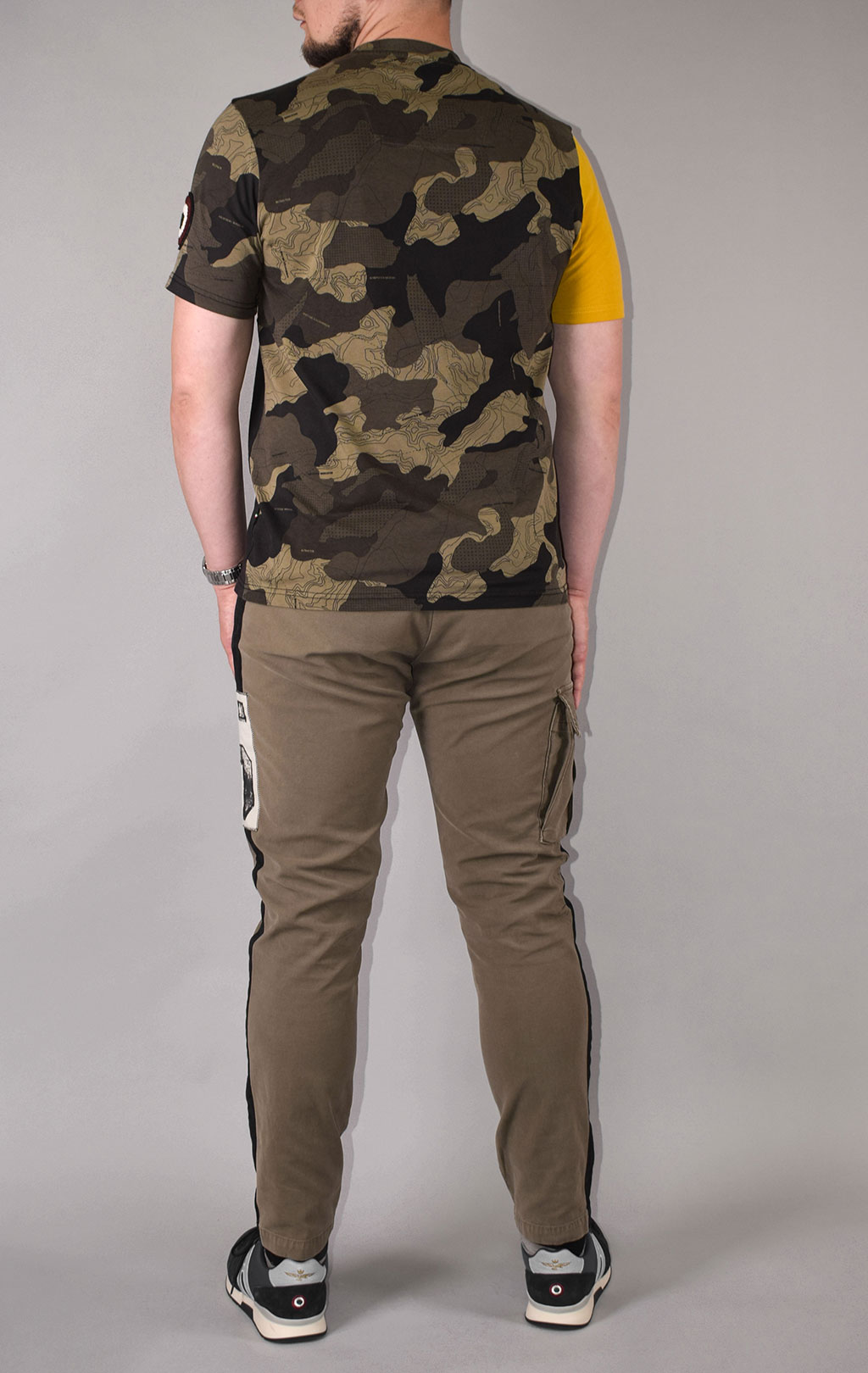 Футболка AERONAUTICA MILITARE FW 20/21/IN black/camouflage (TS 1778) 