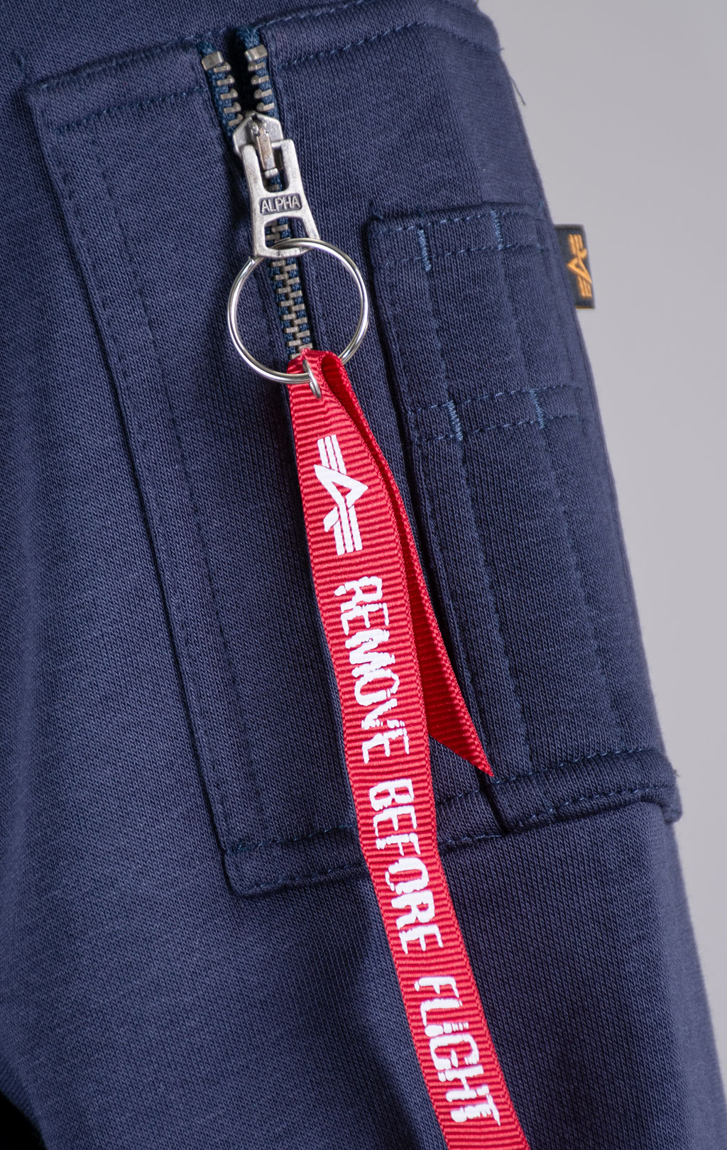 Свитшот ALPHA INDUSTRIES NASA reflective rep. blue 