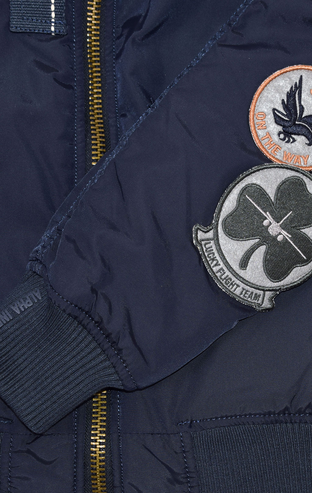 Женская куртка-пилот ALPHA INDUSTRIES INJECTOR-III PATCH rep. blue 