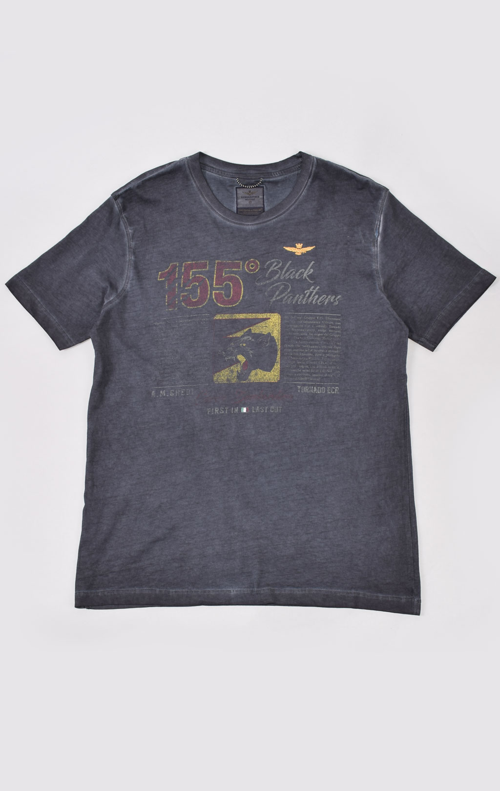 Футболка AERONAUTICA MILITARE big size FW 21/22/BD blue black (TS 1898) 