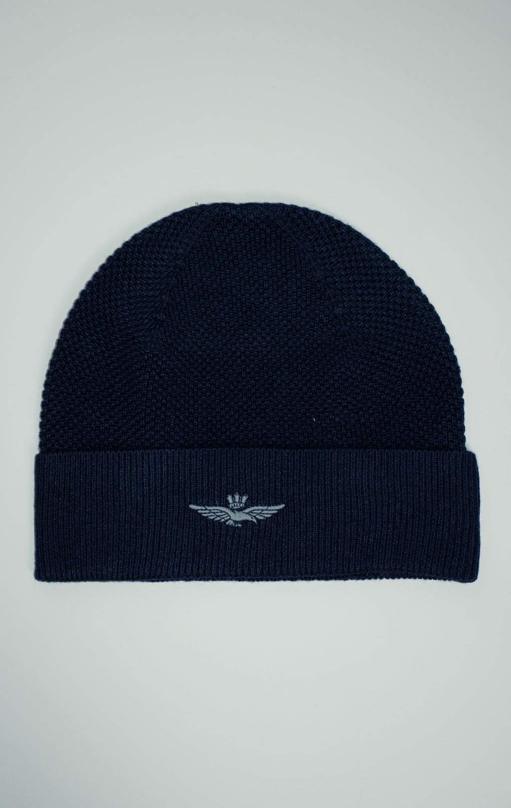Шапка вязаная AERONAUTICA MILITARE FW 25/26/CN blue navy (CU 0086) 