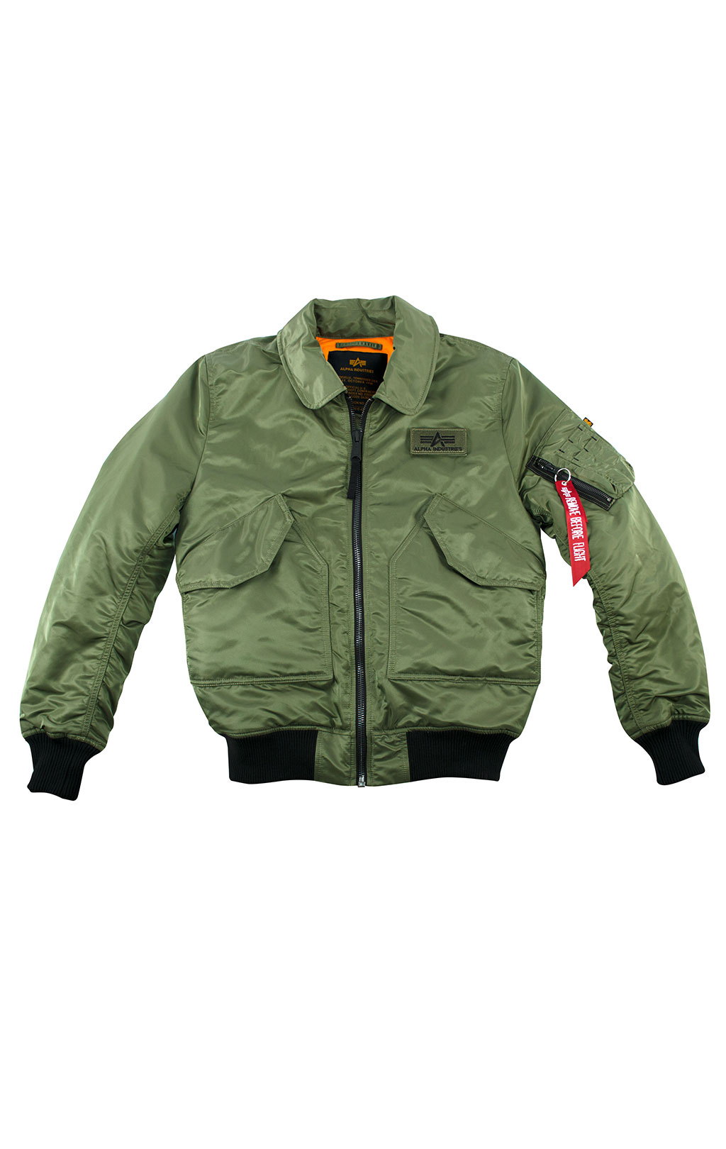 Куртка летная ALPHA INDUSTRIES CWU VF BL sage green 