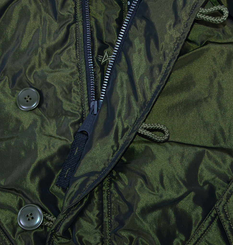 Аляска короткая ALPHA INDUSTRIES HUNTER II dark green 