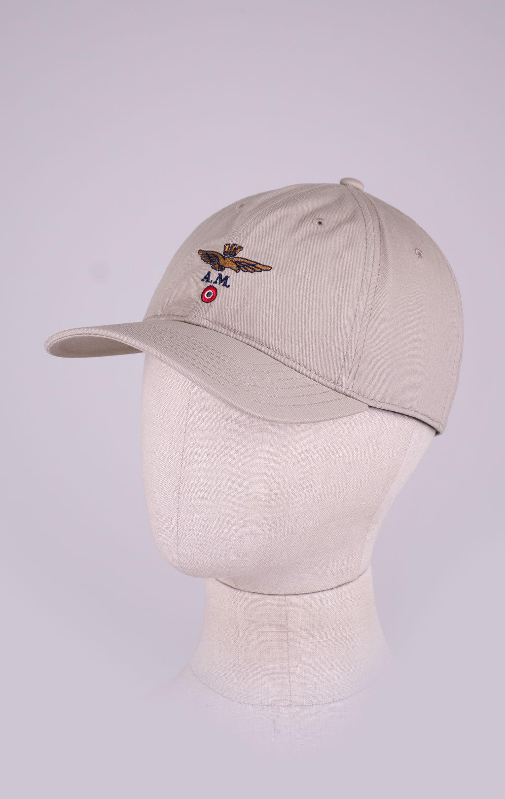 Бейсболка AERONAUTICA MILITARE SS 26/CN taupe beige (HA 1246) 