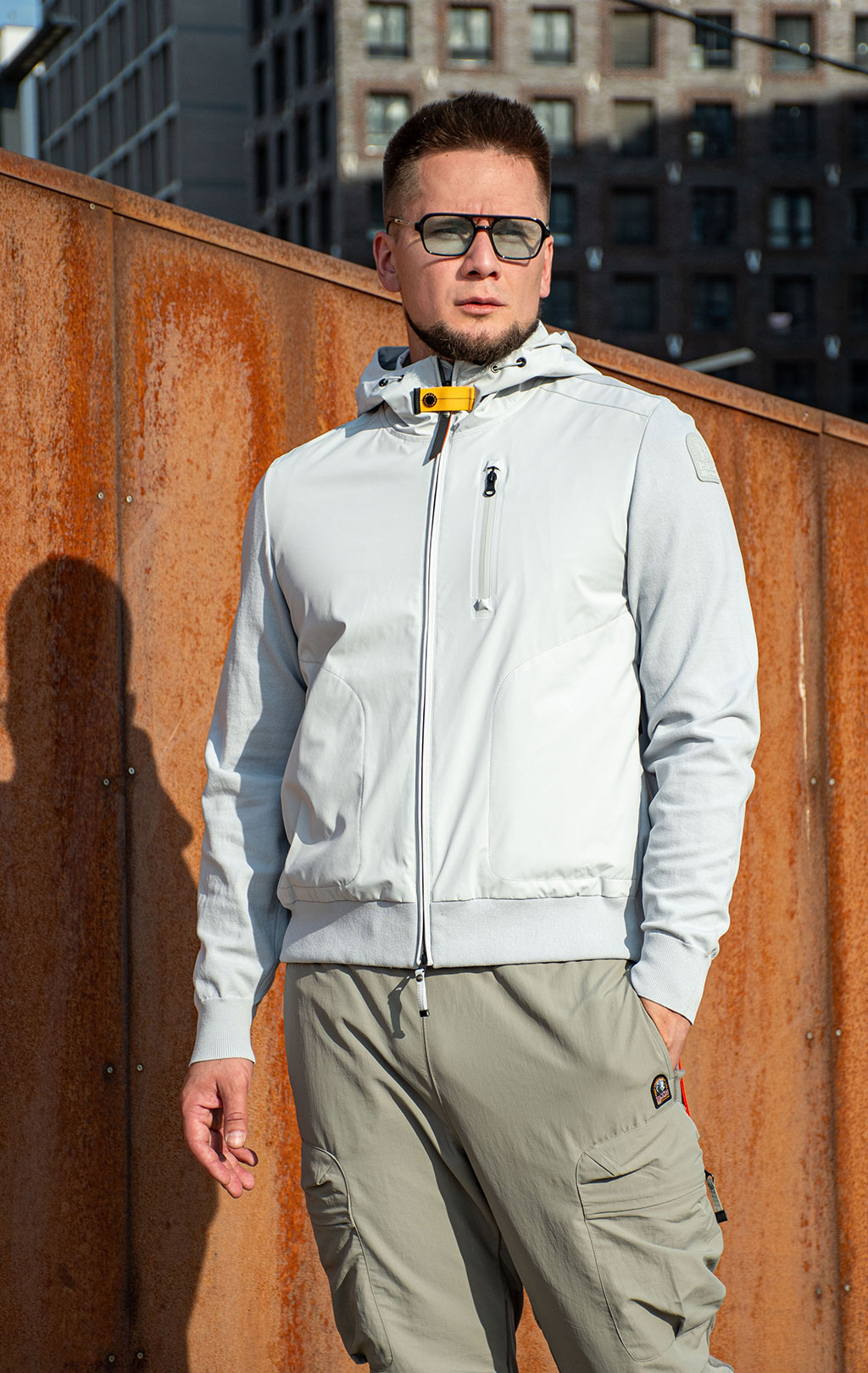 Свитер с капюшоном PARAJUMPERS WILLARD SS 25 m silver 