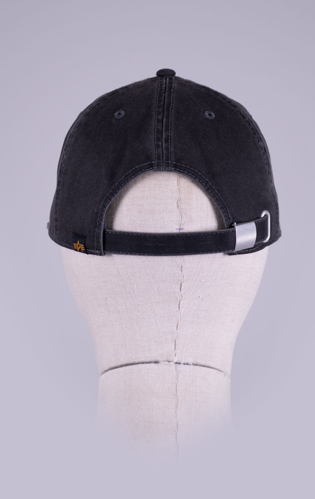 Бейсболка ALPHA INDUSTRIES DISTRESSED LOGO CAMO CAP black camo 