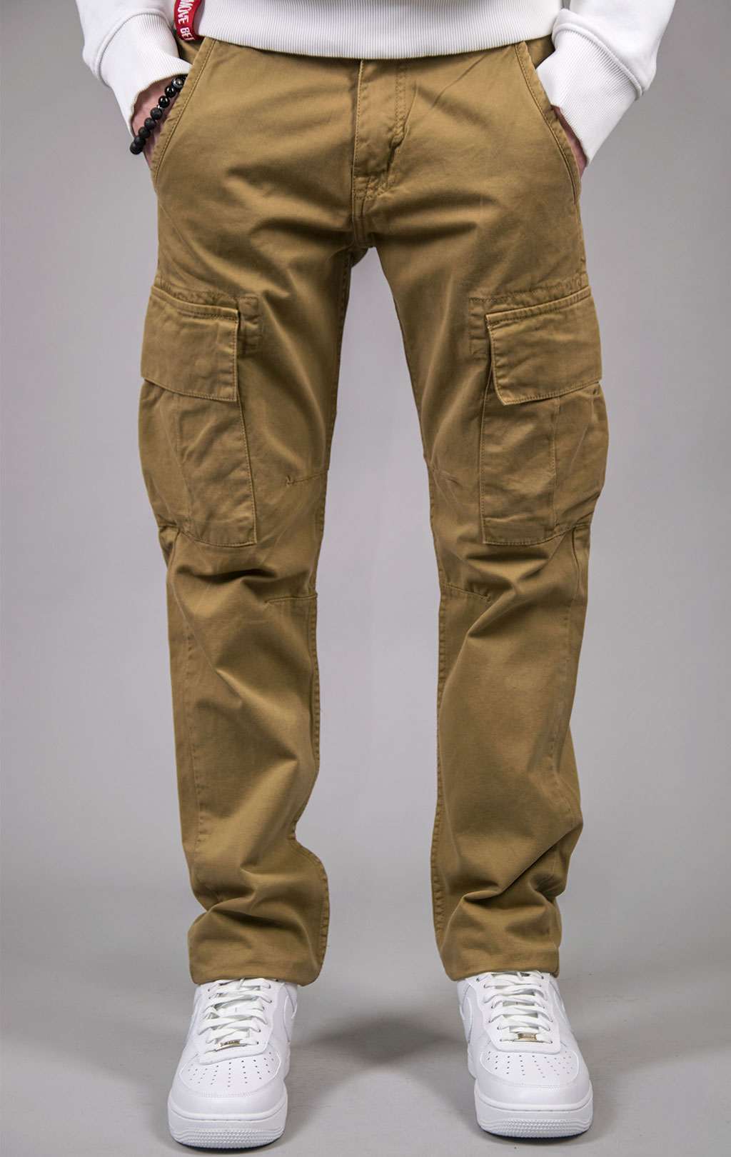 Брюки-карго ALPHA INDUSTRIES AGENT khaki 