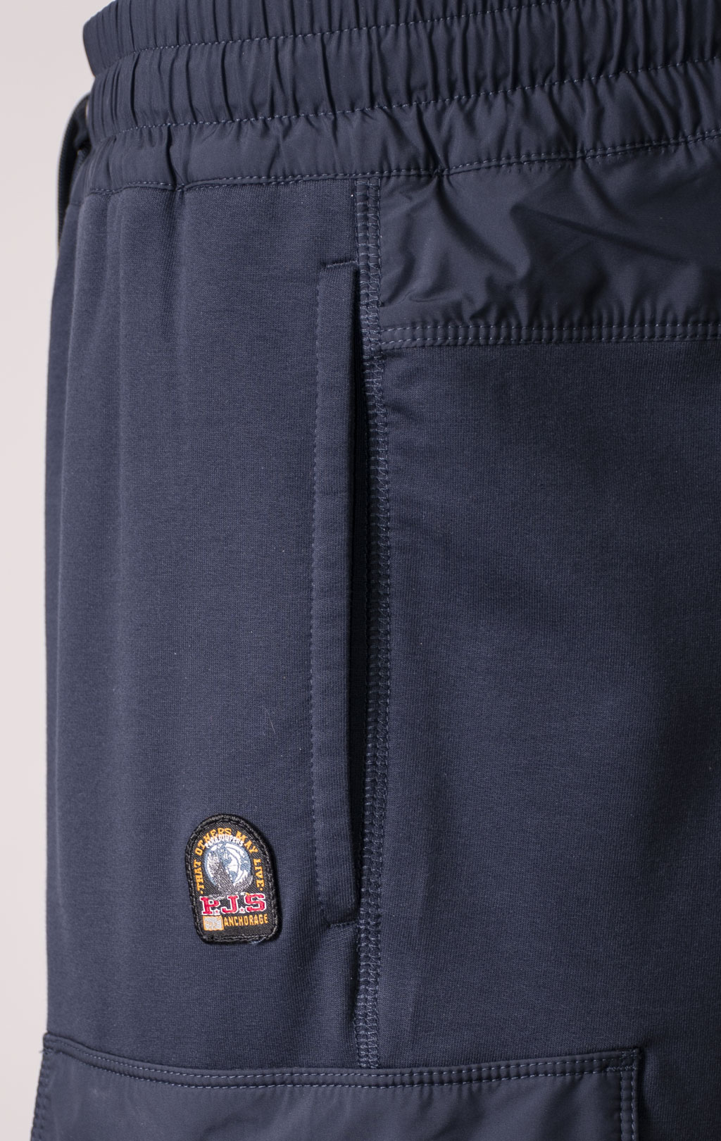 Брюки джоггеры трикотажные PARAJUMPERS KENNET с карманами SS 25 m blue navy 