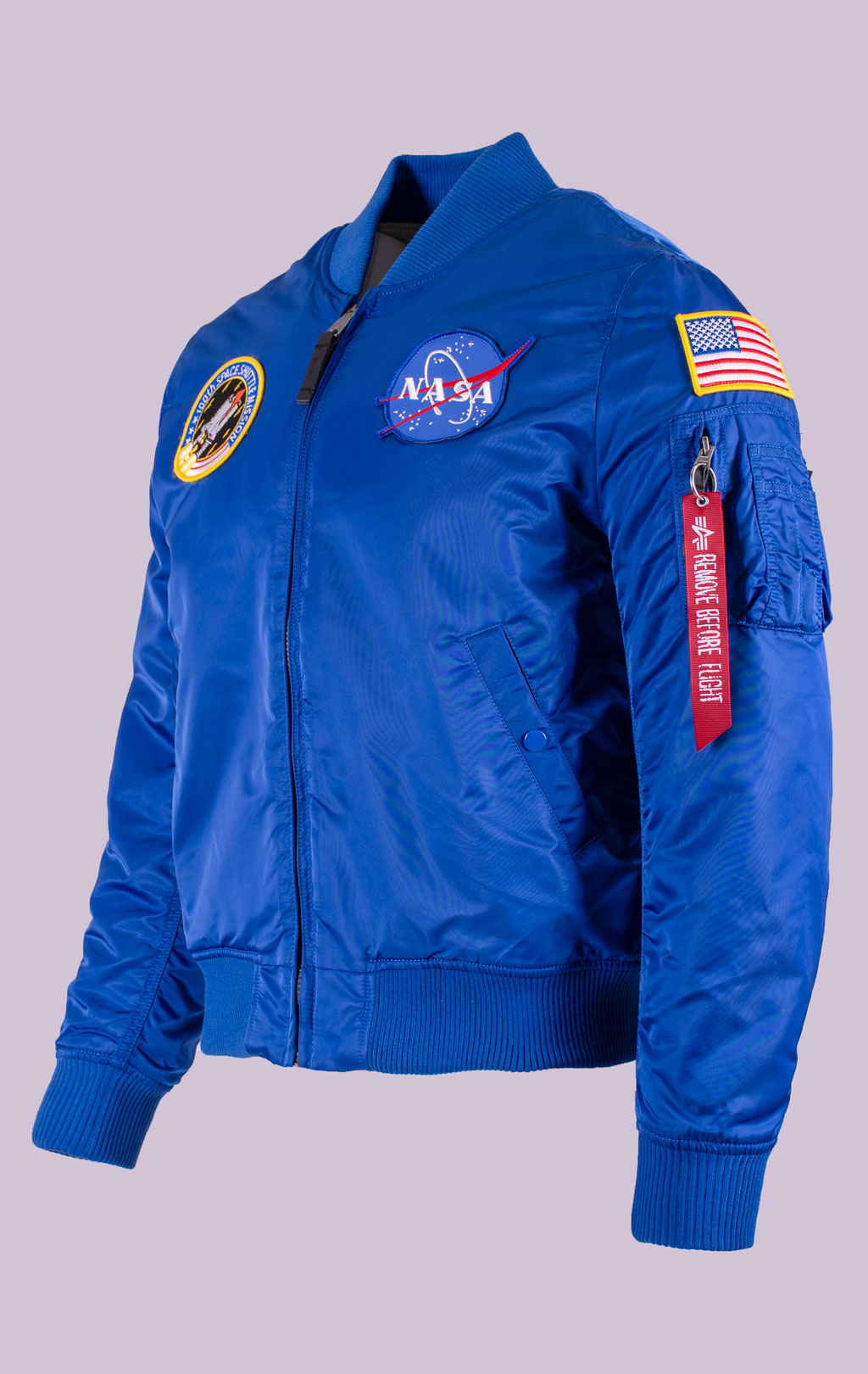 Бомбер ALPHA INDUSTRIES MA-1 VF NASA NASA blue 