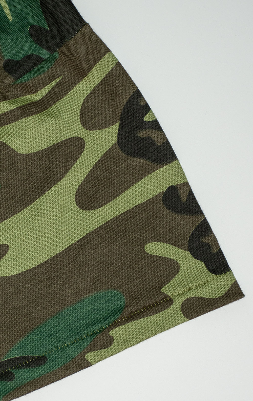 Футболка полевая cotton/poly camo woodland США