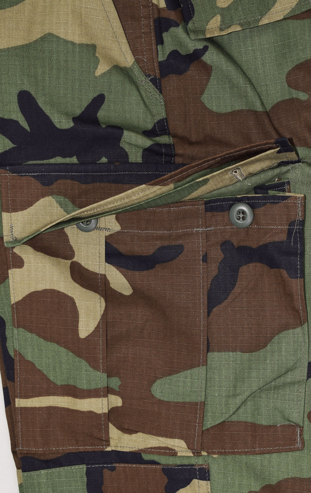 Брюки полевые BDU хлопок Rip-Stop camo woodland США