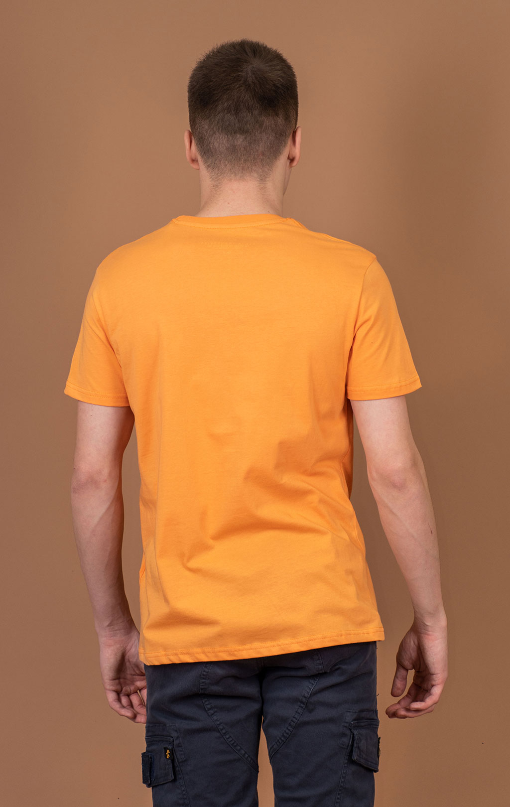 Футболка ALPHA INDUSTRIES BASIC T tangerine 