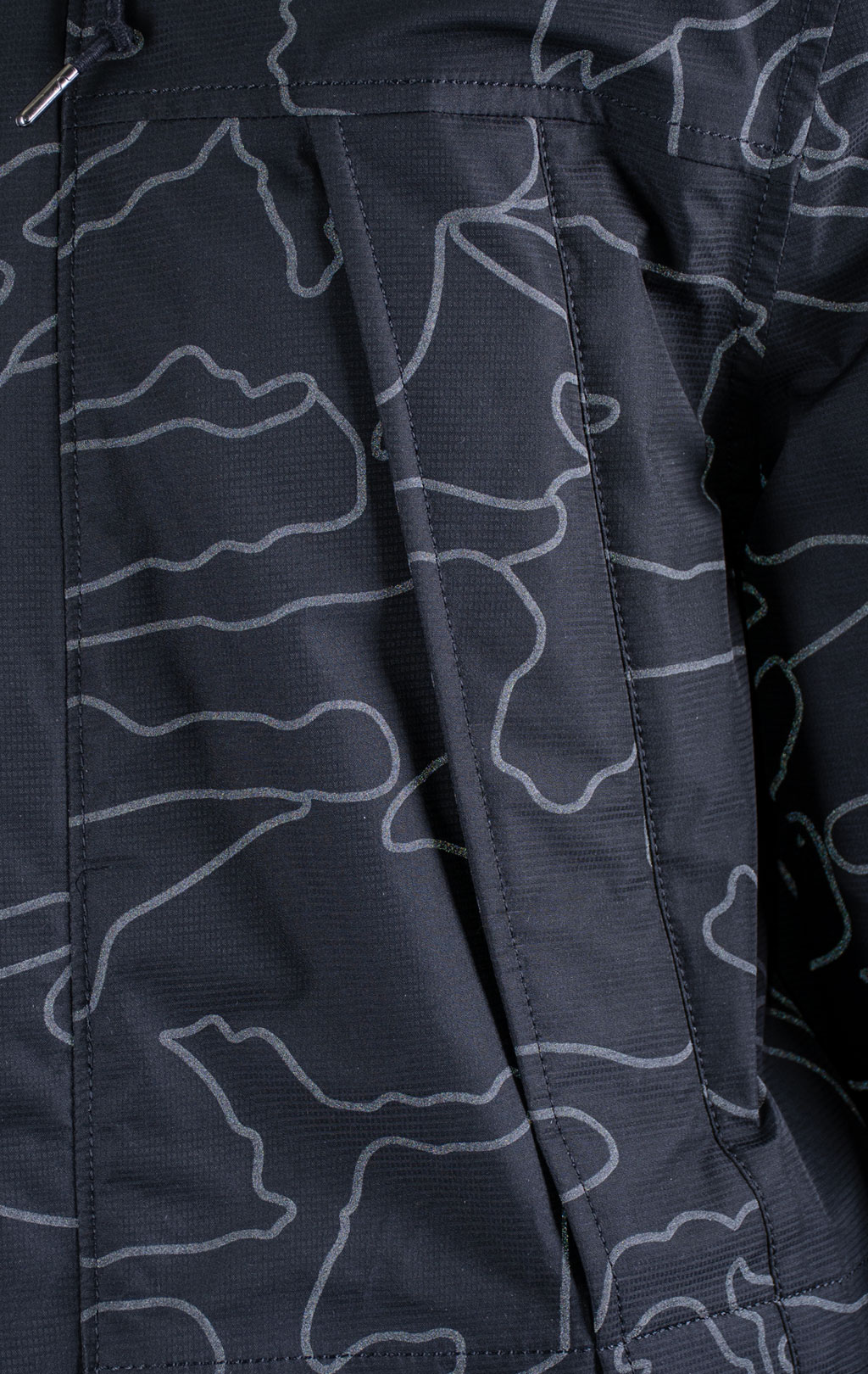 Аляска ALPHA INDUSTRIES N-3B PRIMALOFT PARKA reflective black camo 