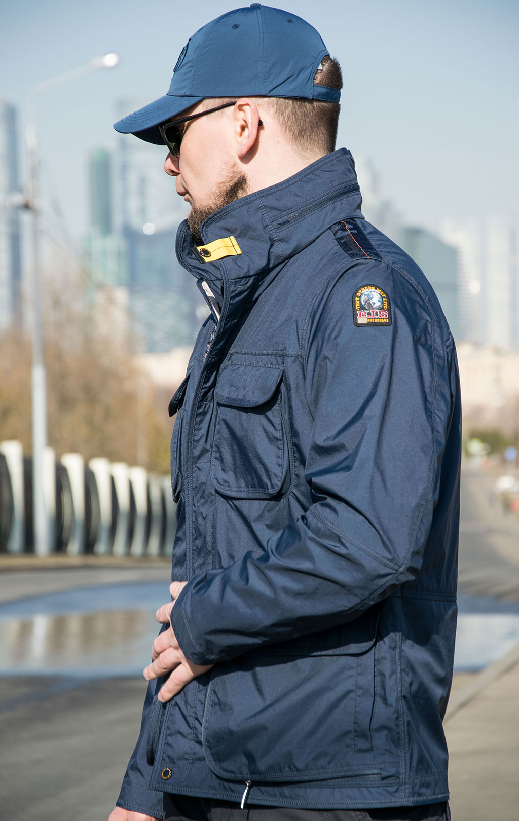 Ветровка PARAJUMPERS DESERT M-65 SS 22 navy 