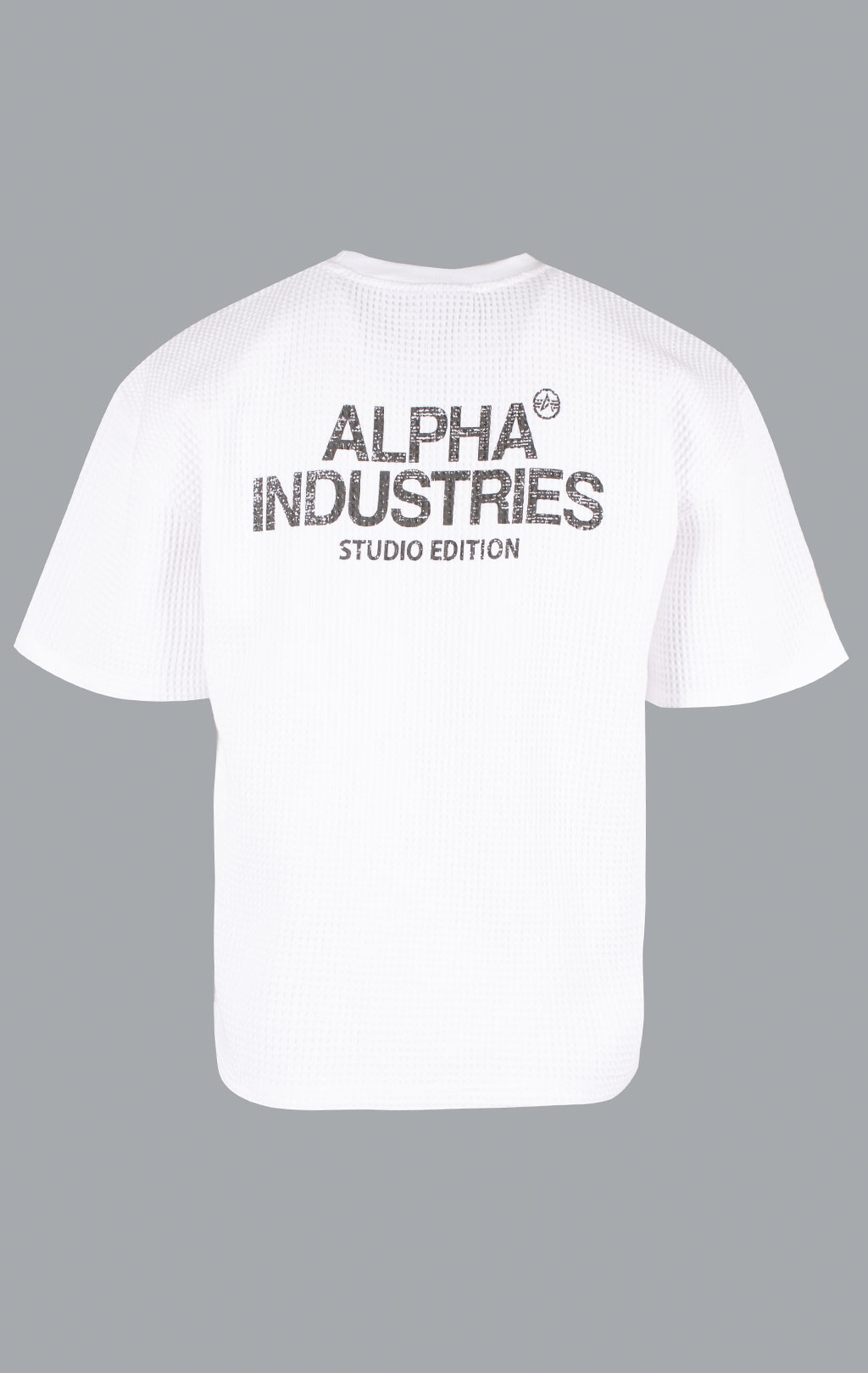 Футболка ALPHA INDUSTRIES STUDIO WAFFLE T white 