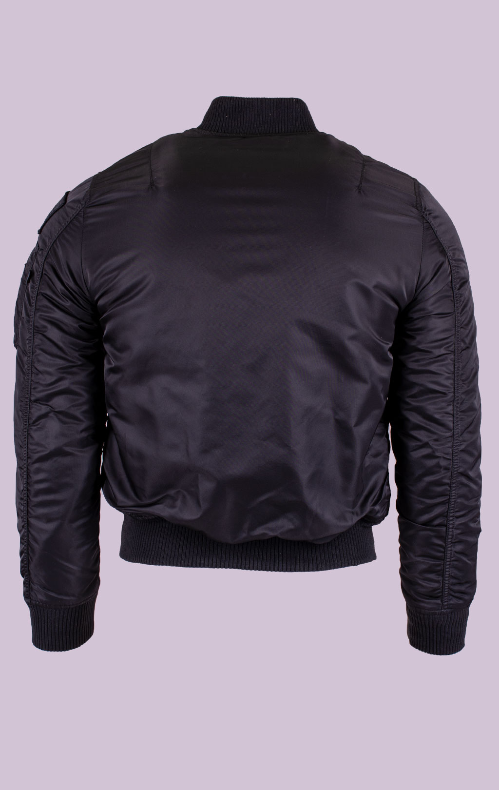 Бомбер ALPHA INDUSTRIES MA-1 VF NASA all black 