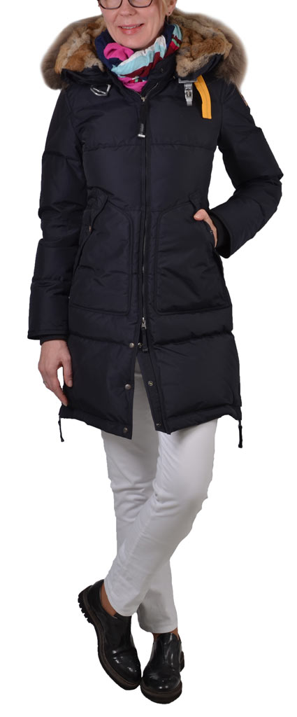 Женская куртка-пуховик PARAJUMPERS LONG BEAR navy 