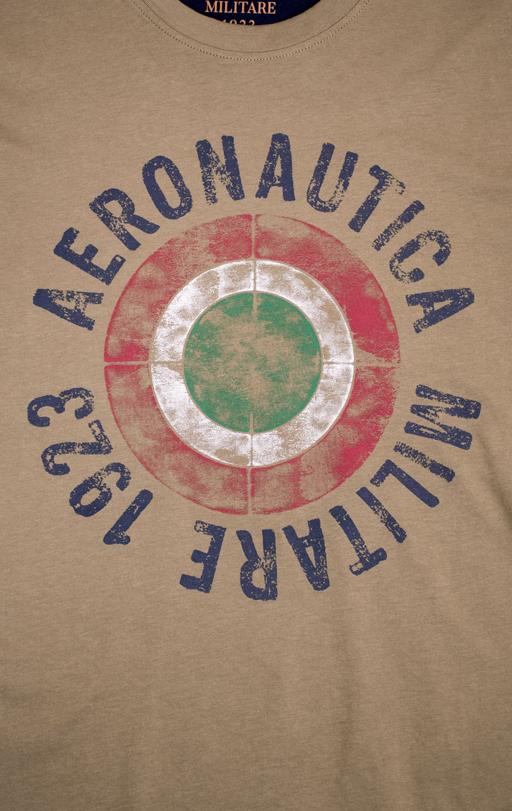 Футболка AERONAUTICA MILITARE SS 26/BD lichen green (TS 2538) 