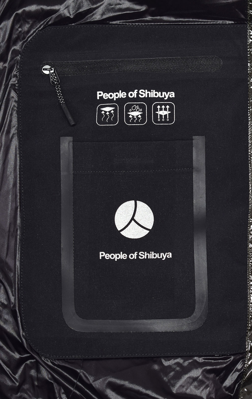 Куртка-пуховик PEOPLE OF SHIBUYA DUVE FW 19/20 army olive 