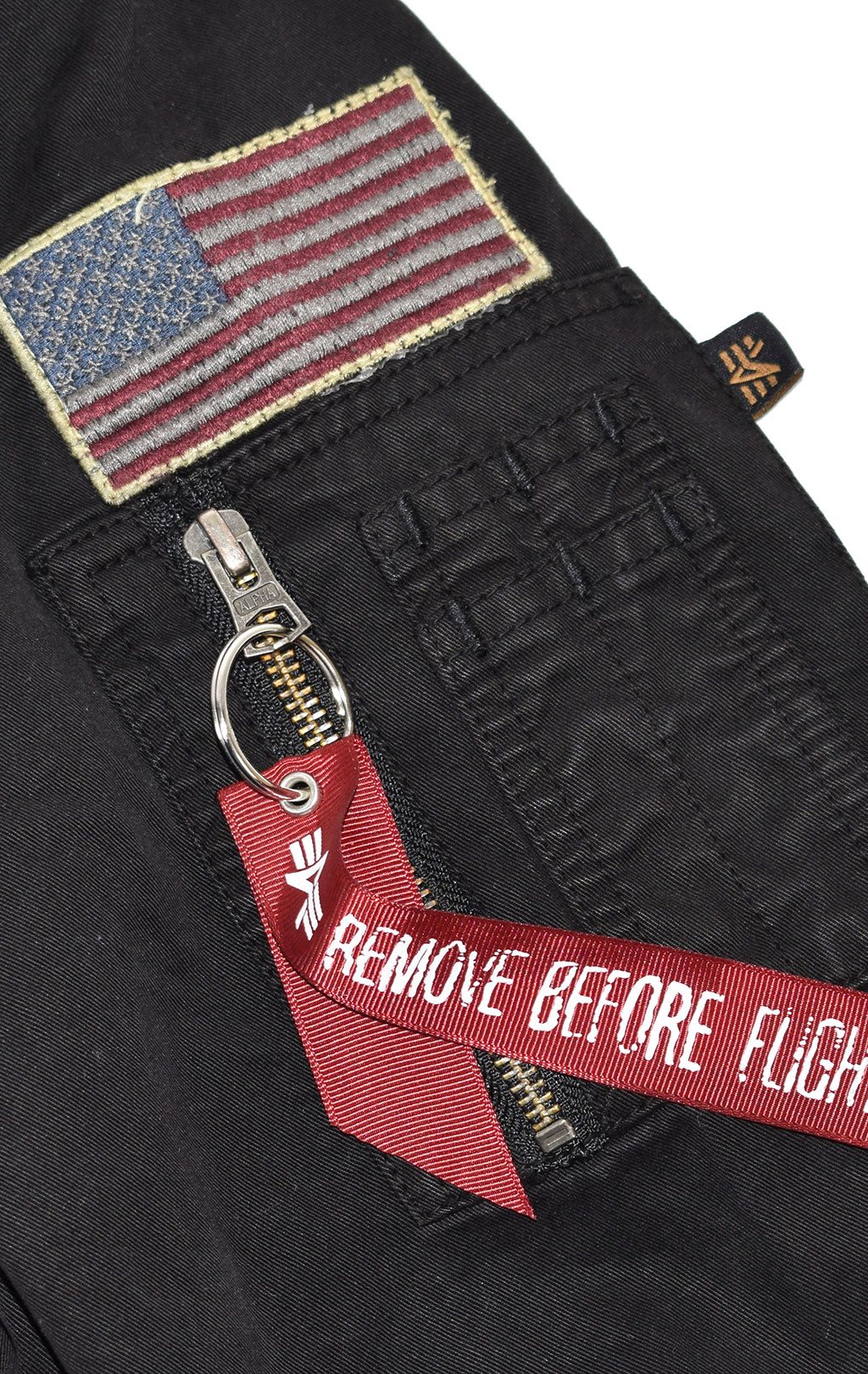Ветровка ALPHA INDUSTRIES M-65 HUNTINGTON PATCH black 