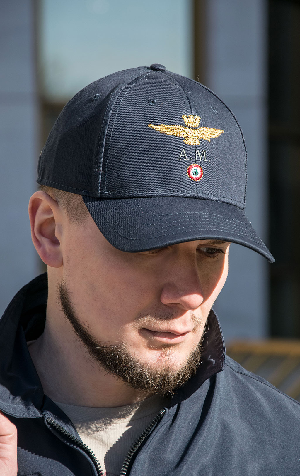 Бейсболка AERONAUTICA MILITARE SS 22/CN blue navy (HA 1100) 