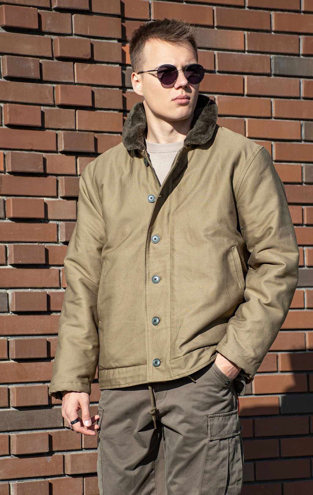 Куртка ALPHA INDUSTRIES N-1 1940s DECK JACKET FW 24/25 khaki 
