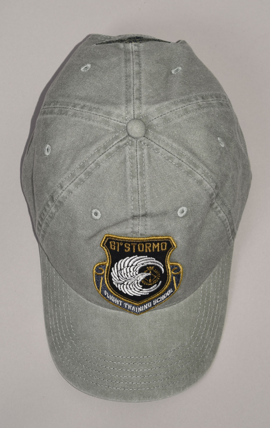 Бейсболка AERONAUTICA MILITARE SS 23/CN verde militare (HA 1127) 