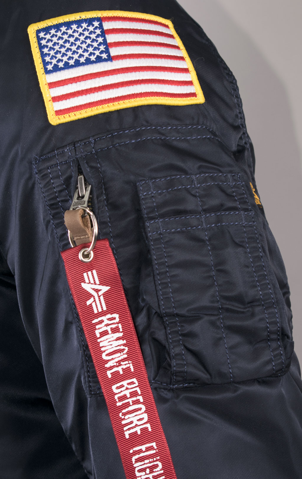 Бомбер ALPHA INDUSTRIES MA-1 VF NASA rep. blue 