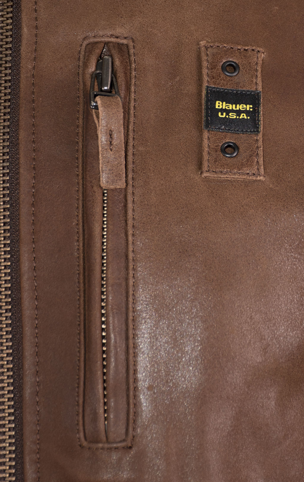 Куртка BLAUER BALDWIN кожа FW 24/25 caffe arabo (LO1394) 