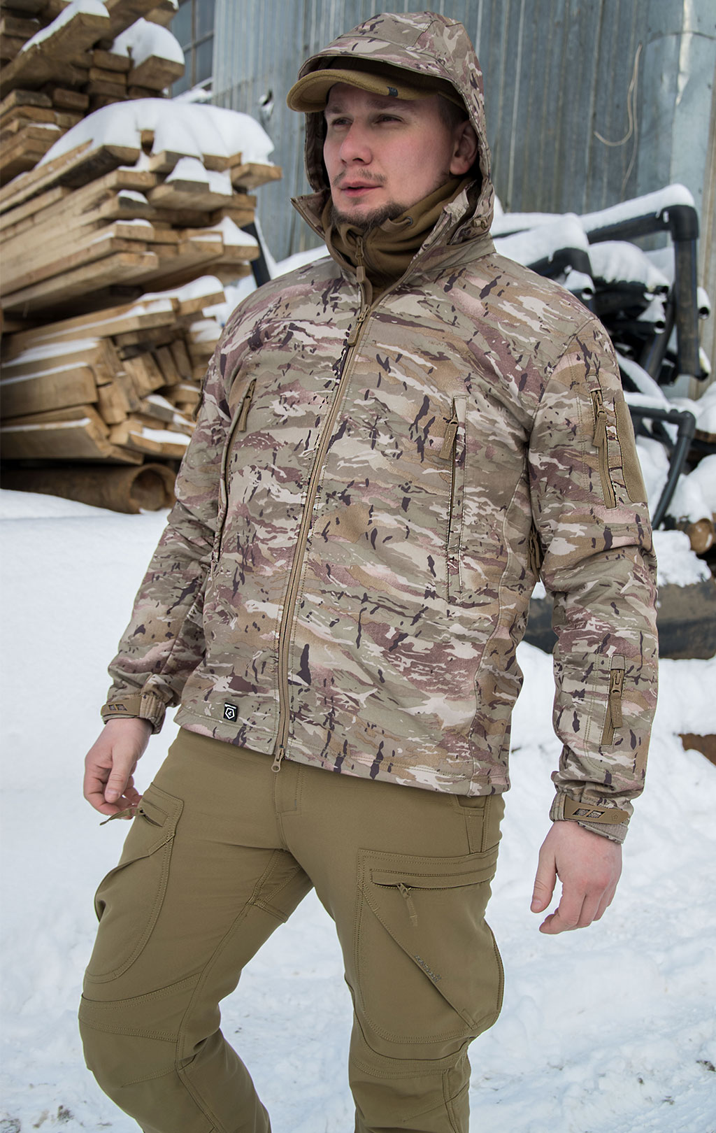 Куртка тактическая softshell Pentagon мембрана ARTAXES Soft Shell pentacamo 08011 