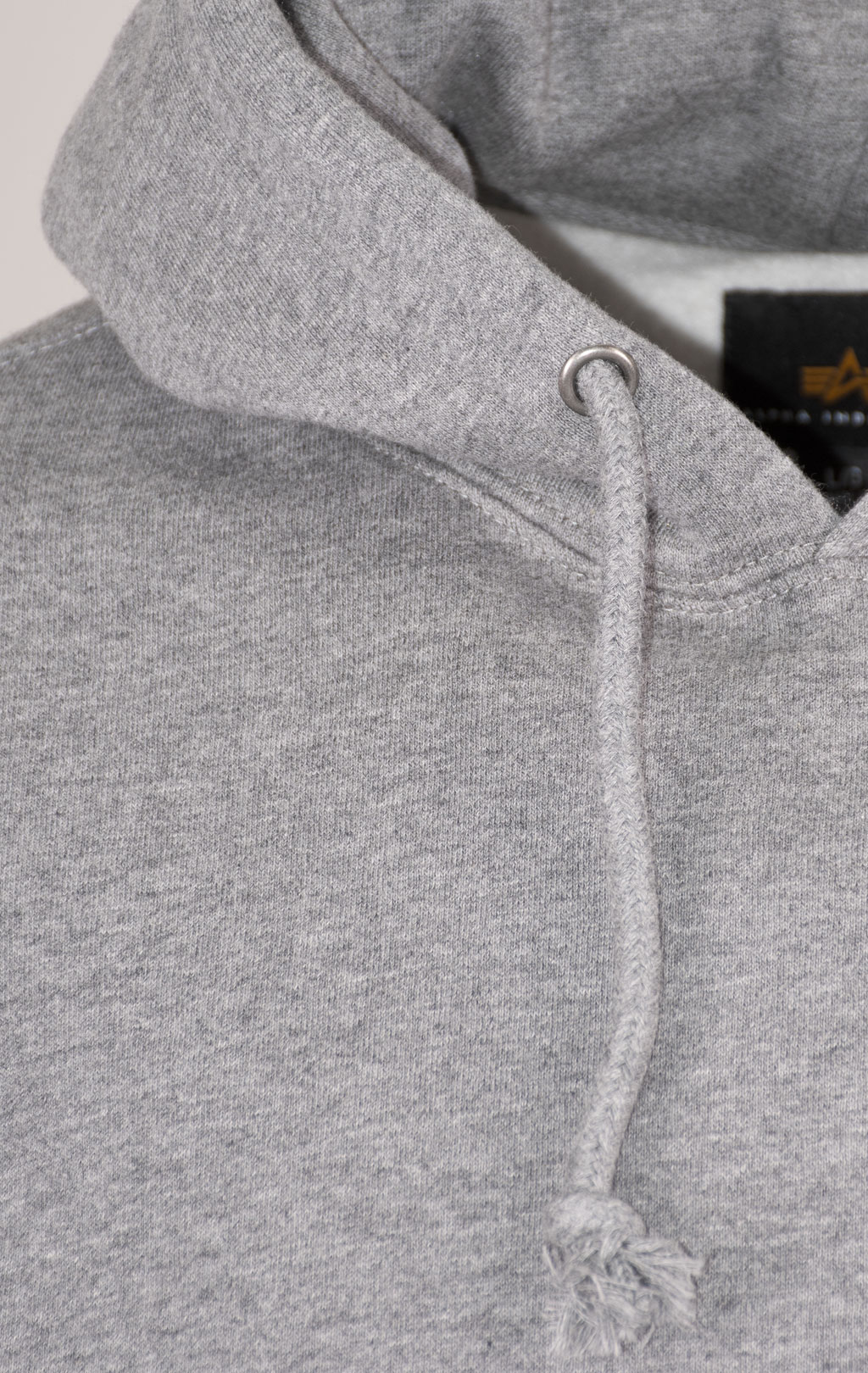 Толстовка ALPHA INDUSTRIES ESSENTIAL HOODIE FW 24/25 medium charcoal heather 