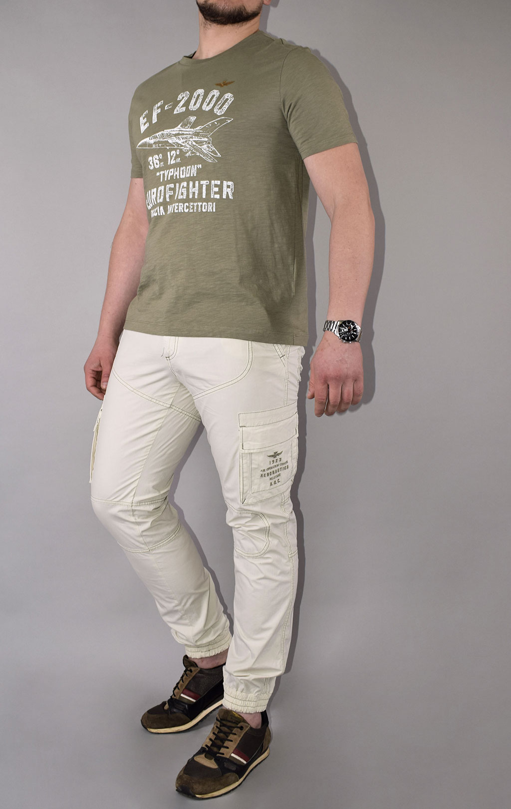 Футболка AERONAUTICA MILITARE SS 21/TR green (TS 1865) 