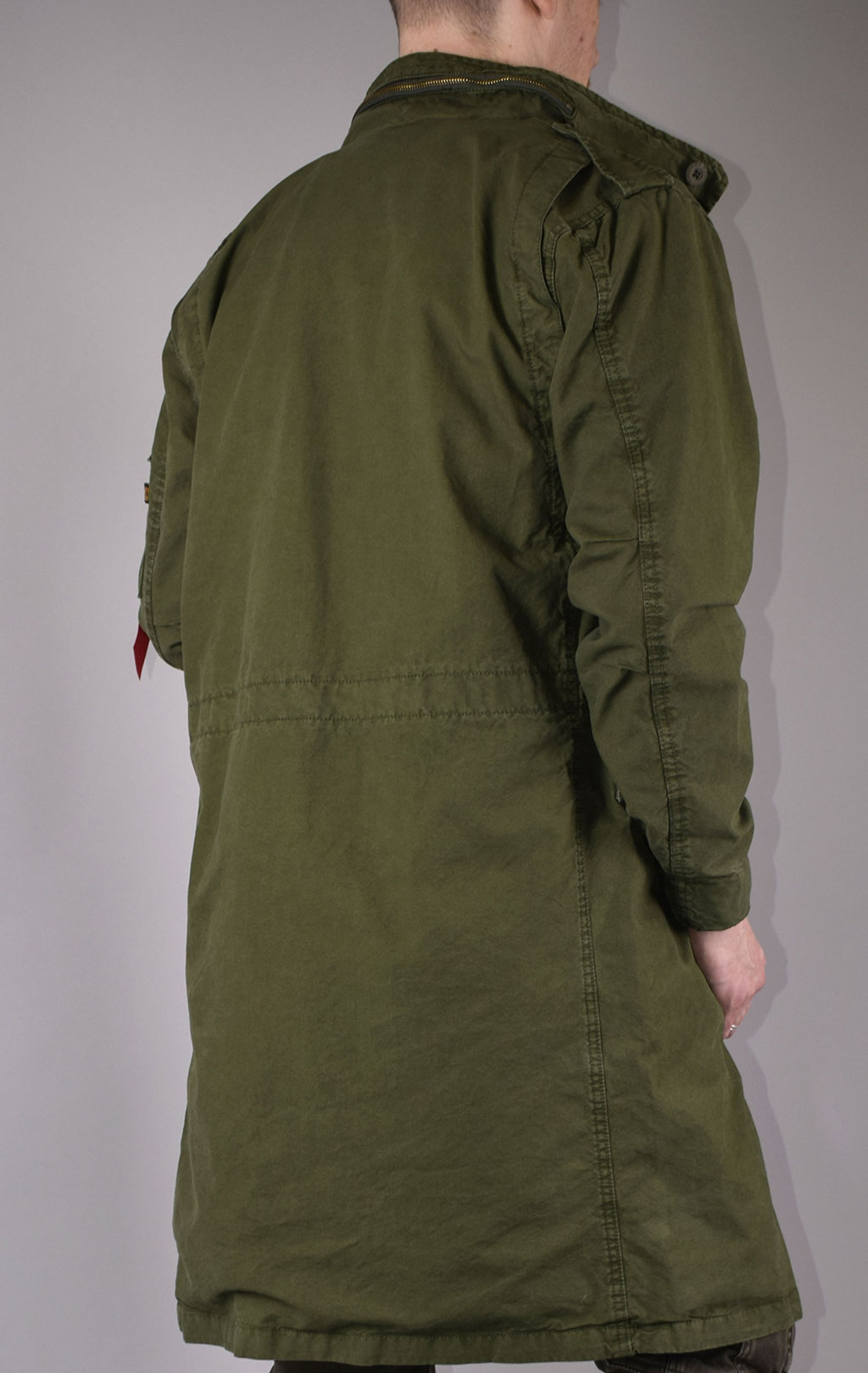 Ветровка ALPHA INDUSTRIES M-65 COAT LW dark olive 